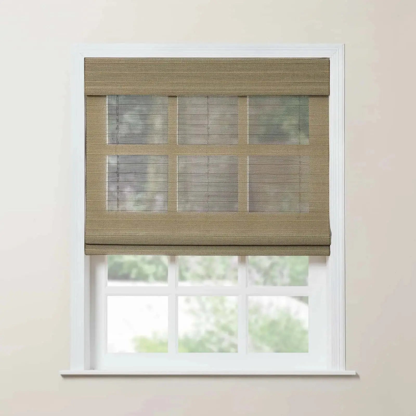 Rae Natural Bamboo Woven Shades Series S - Eco-Friendly Window Blinds for Home & Office - Perfect for Living Room, Bedroom, and Patio Privacy