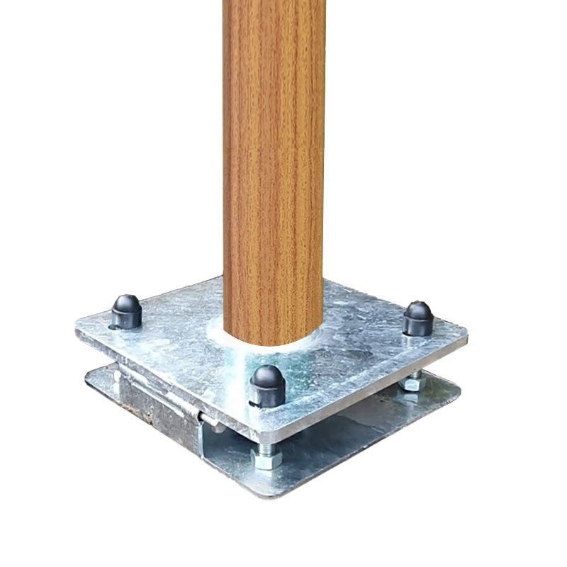 4M Lightweight Wooden Camera Mast with Tilt Anchor - Perfect for Outdoor Photography, Videography & Surveillance