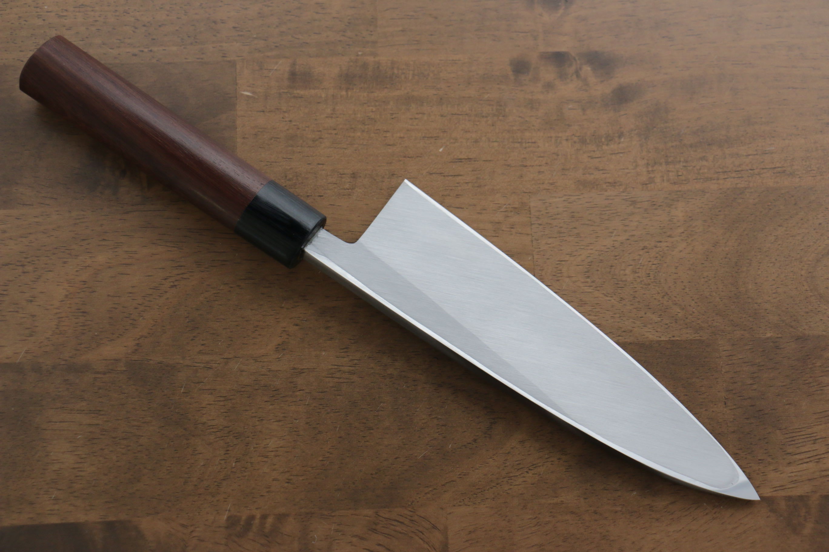 Premium Jikko White Steel No.2 Deba Knife 195mm - Japanese Professional Chef Knife with Shitan Handle - Perfect for Sushi, Fish Filleting & Asian Cuisine Preparation