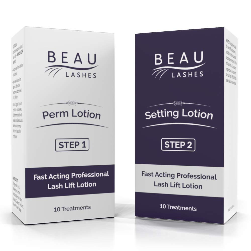 Professional Lash Lift Kit - 10 Sets of Semi-Permanent Eyelash Perming, Curling & Lifting Lotions | Salon-Grade Supplies for Lash Extensions & Beauty Treatments | Perfect for Home Use & Professional Salons