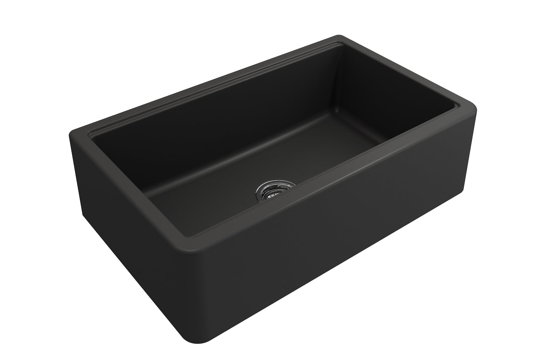Premium Matte Black Apron Front Workstation Granite Composite Kitchen Sink - Durable & Stylish for Modern Farmhouse & Commercial Kitchens