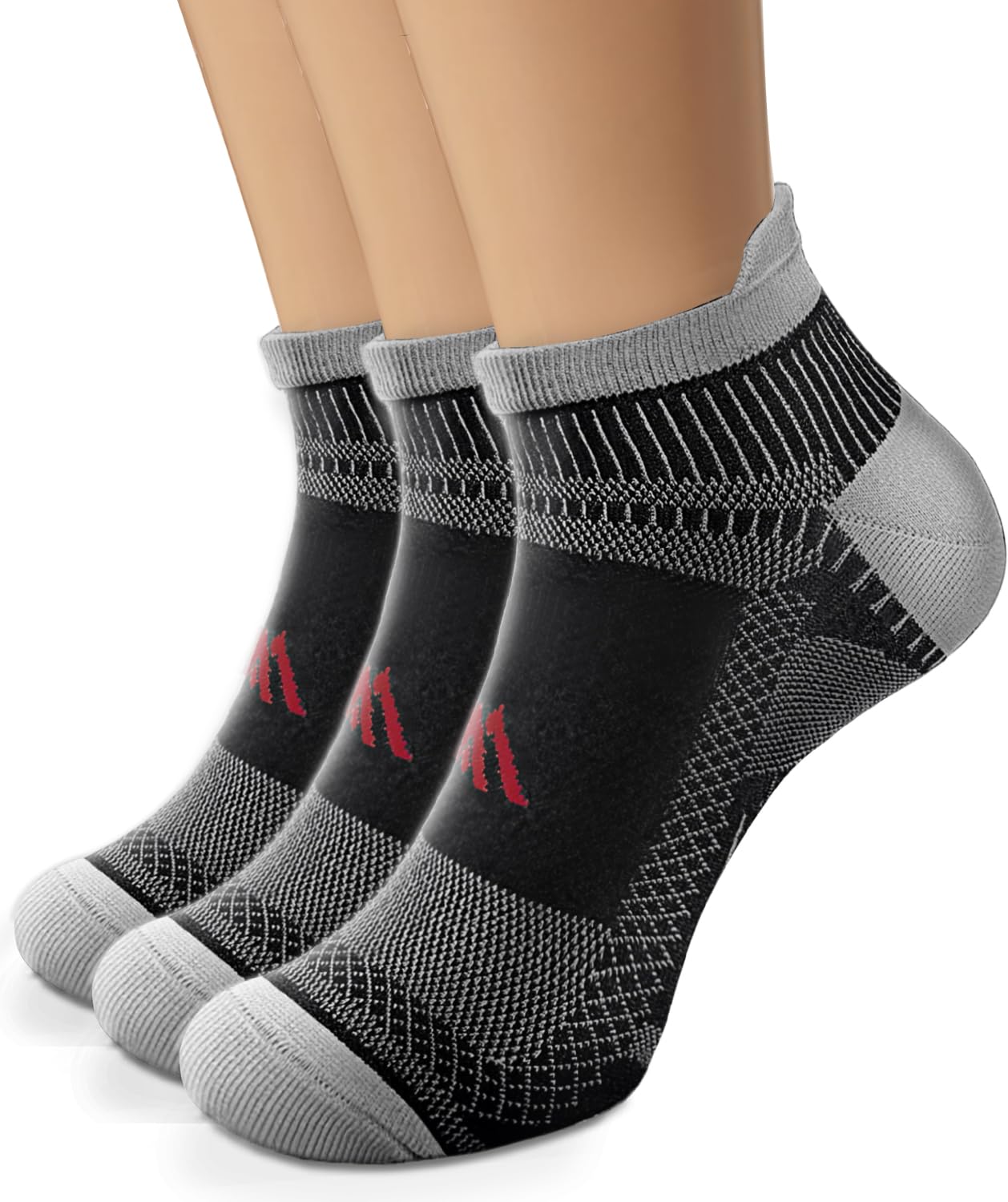 FuelMeFoot Compression Socks for Men & Women - Plantar Fasciitis Relief & Improved Circulation - Athletic Support Socks for Running, Cycling & Workouts - Perfect for Sports Recovery & Long Hours on Feet