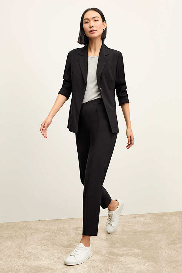 Colby Travel Pants for Men - OrigamiTech Stretch Wrinkle-Free Black Dress Pants for Business & Casual Wear - Perfect for Office, Commuting, and Travel