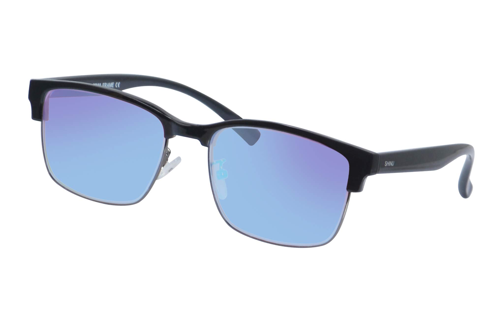 Color Blindness Glasses for Men & Women - SHINU MCBSH018 Myopia Corrective Eyewear Enhances Color Vision for Outdoor Activities & Daily Use