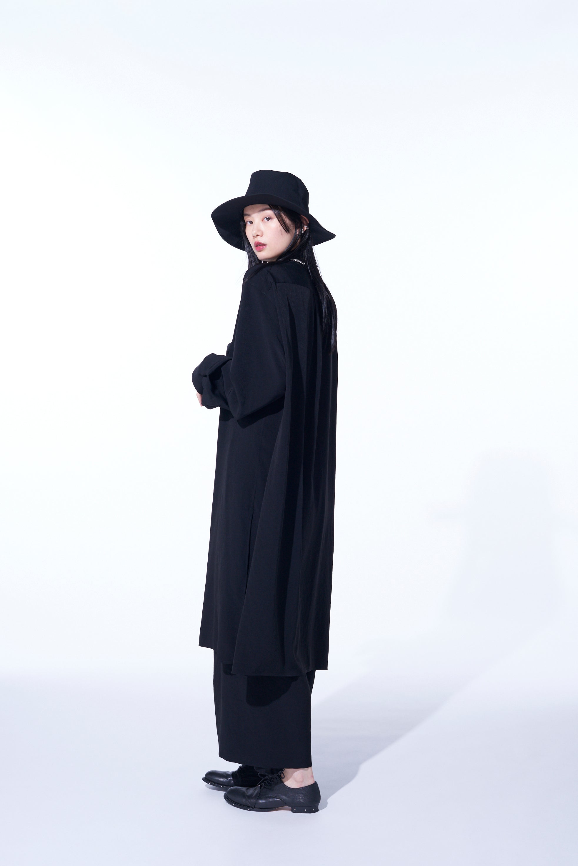 CREPE DE CHINE Regular Collar Loose Fit Long Sleeve Shirt for Women - Elegant Casual & Office Wear