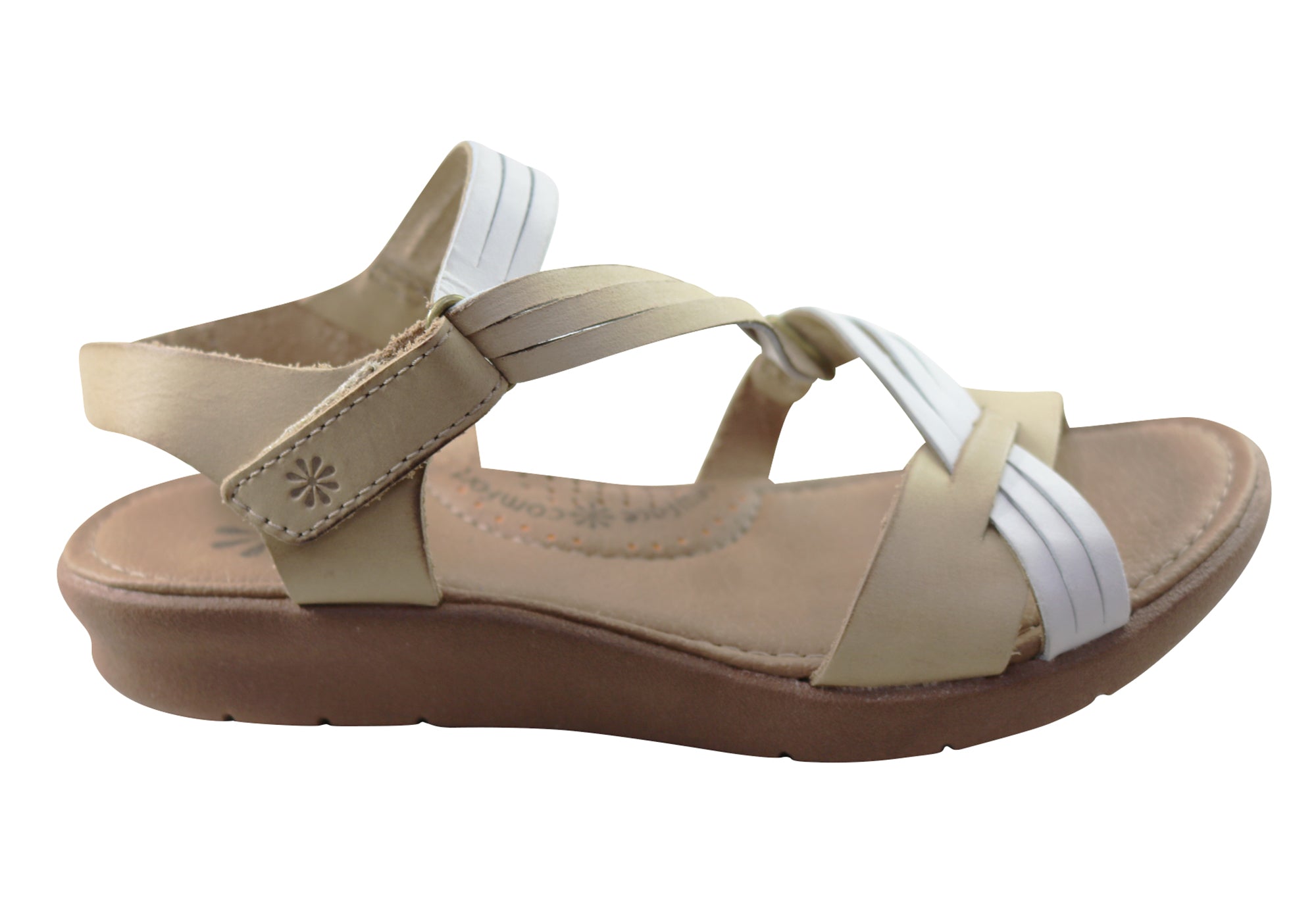 Lottia Women's Comfortable Leather Sandals - Handmade in Brazil - Casual Summer Flip Flops for Beach, Travel & Everyday Wear