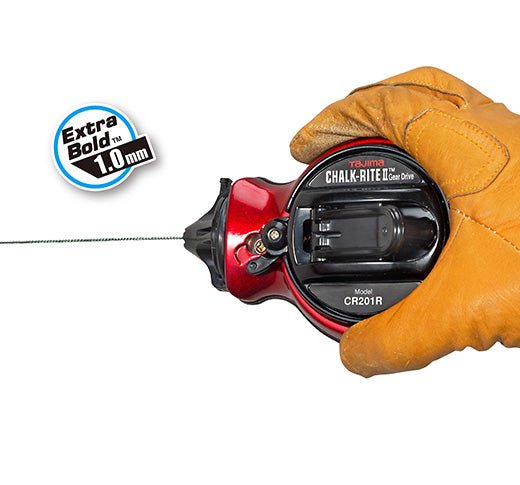 Chalk Rite II Extra Bold Chalk Line Reel - 10 Pack for Construction, Masonry & DIY Projects - High Visibility Marking Tool for Professionals