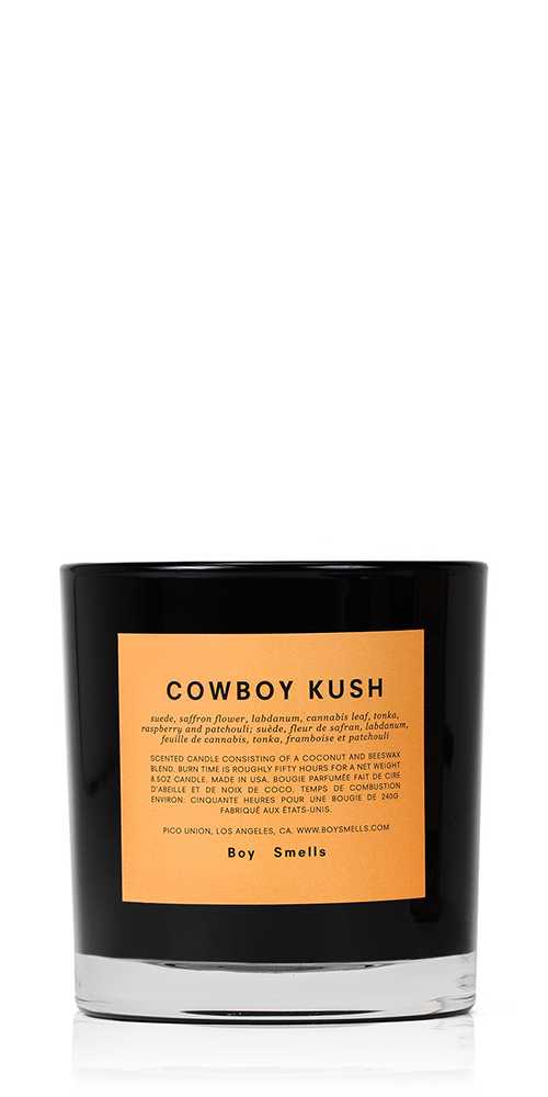 Premium Cowboy Kush Scented Candle - Western Aromatherapy for Home, Office & Relaxation | Long-Lasting Fragrance for Stress Relief & Cozy Atmosphere