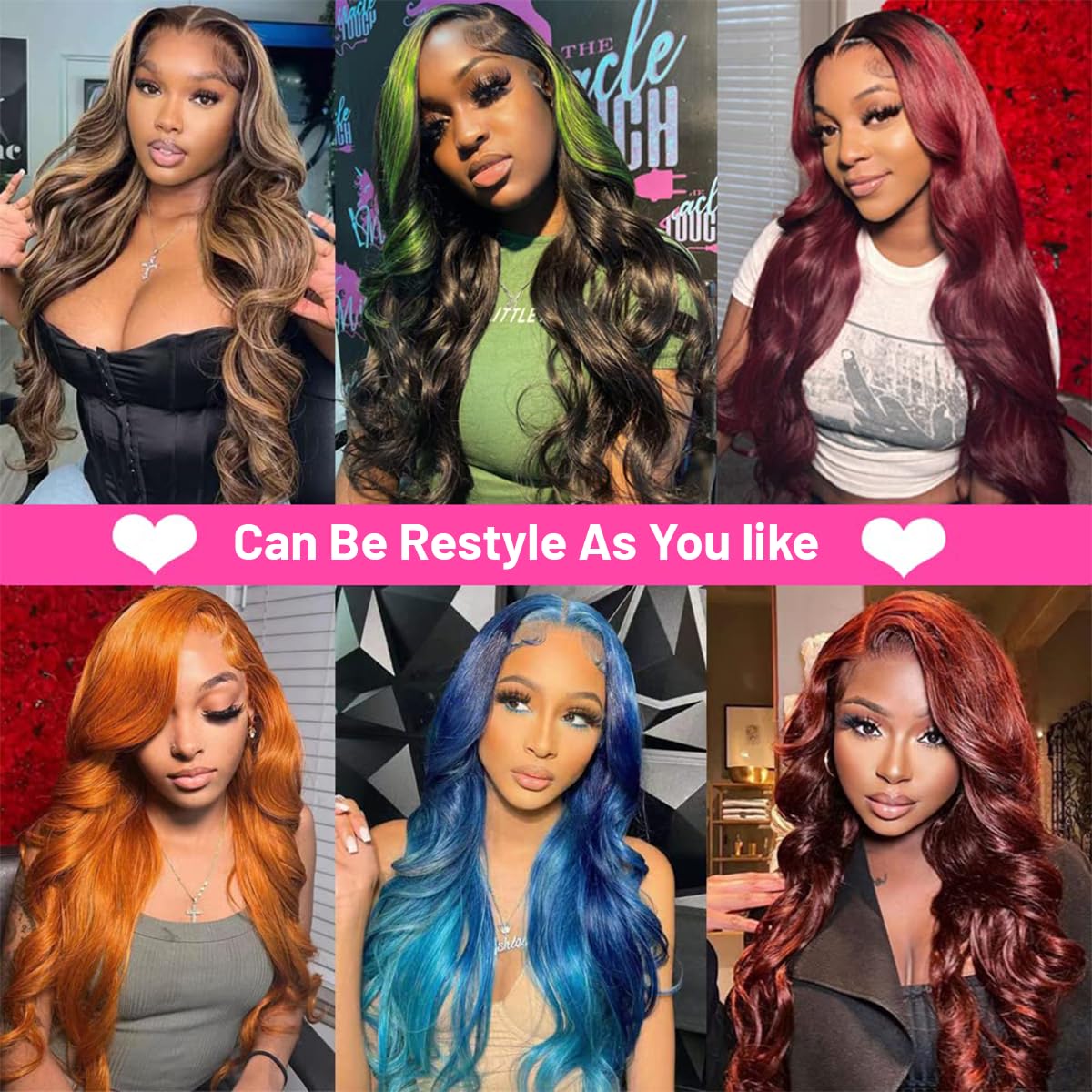 13x4 HD Glueless Body Wave Lace Front Wig - 26 Inch Brazilian Virgin Human Hair with Baby Hair | 200% Density Natural Wavy Lace Frontal Wig for Women | Perfect for Daily Wear, Parties & Special Occasions