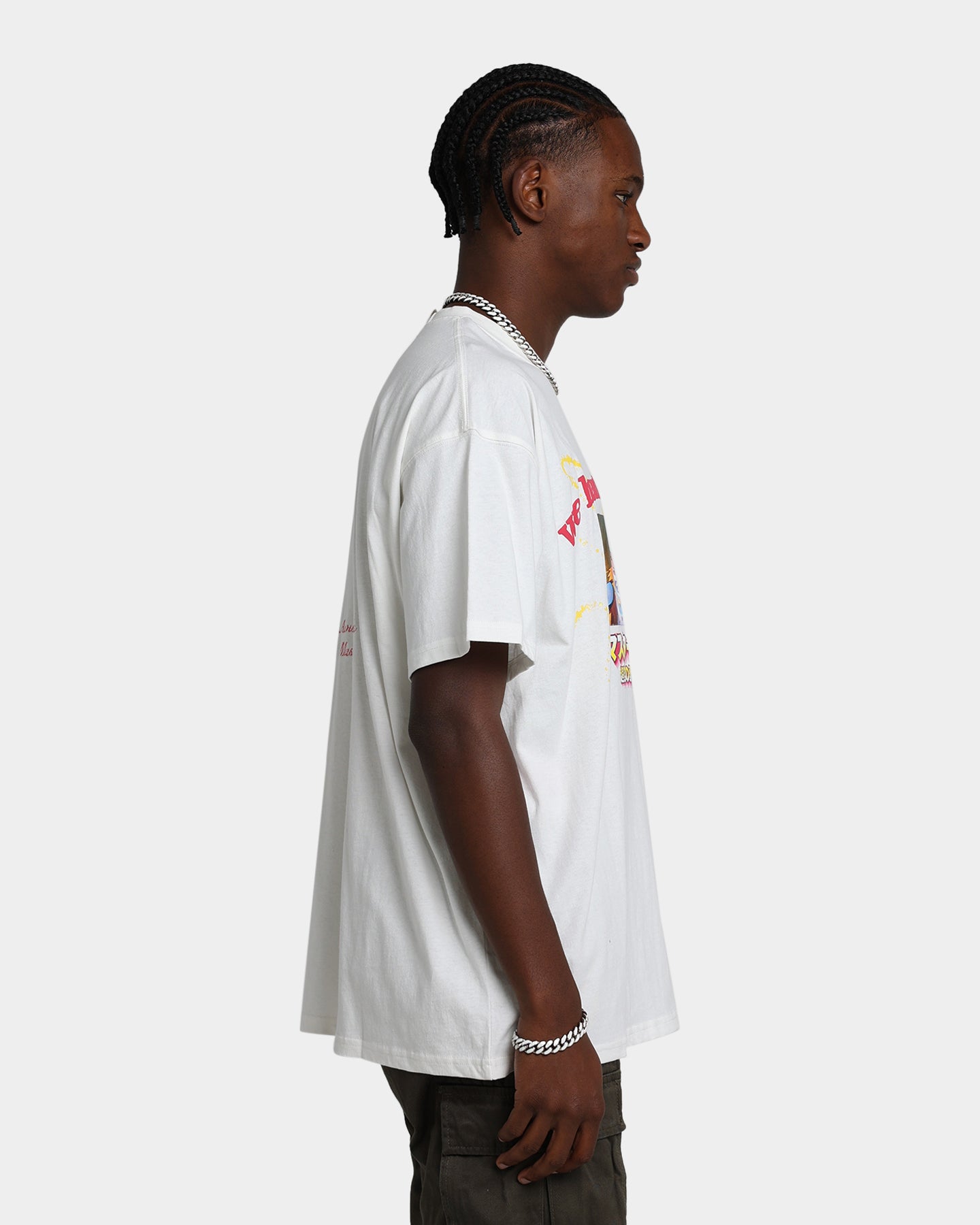 Mattel Advisory Board Crystal X 'We Have The Power' White Graphic T-Shirt - Casual Wear & Pop Culture Fashion