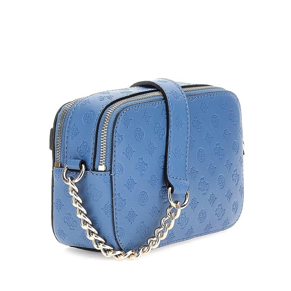 Blue Arlena Logo Camera Crossbody Bag for Women - Stylish DSLR Camera Bag with Adjustable Strap, Perfect for Travel, Photography & Everyday Use