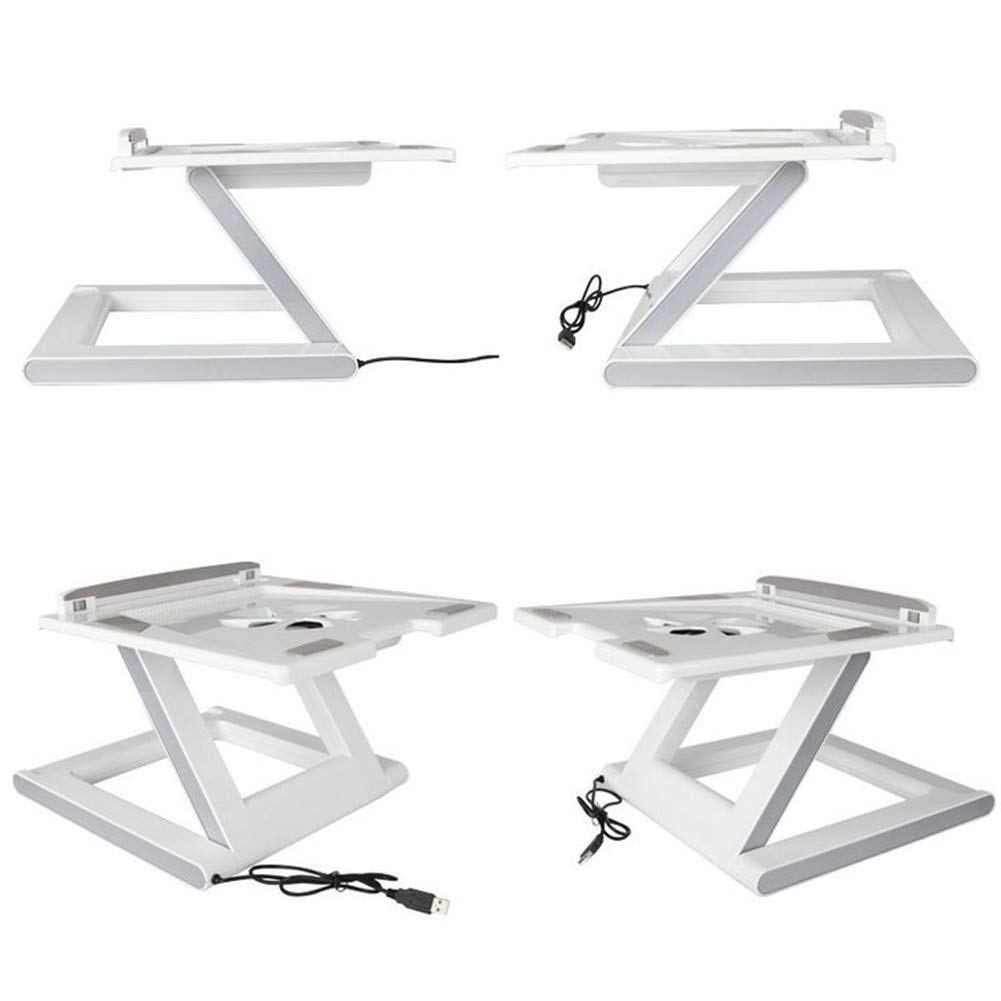 Adjustable Folding Projector Stand - Portable Telescopic Tripod Mount with Desktop Shelf for Home Theater, Office Presentations & Bedroom Use (White)
