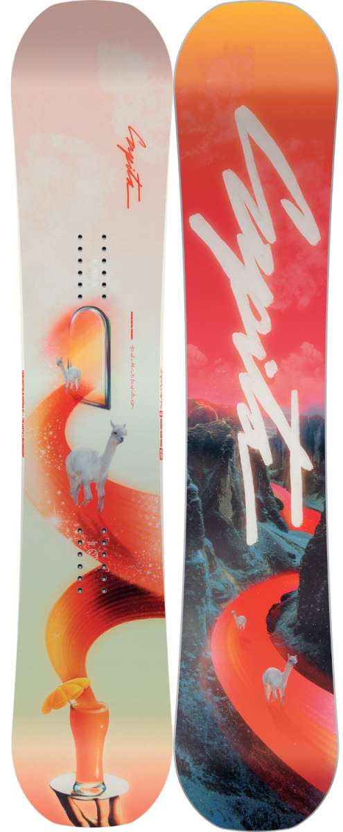 Capita Women's Space Metal Fantasy Snowboard 2024 - All-Mountain Freestyle Snowboard for Women | Perfect for Park, Powder & Groomed Runs