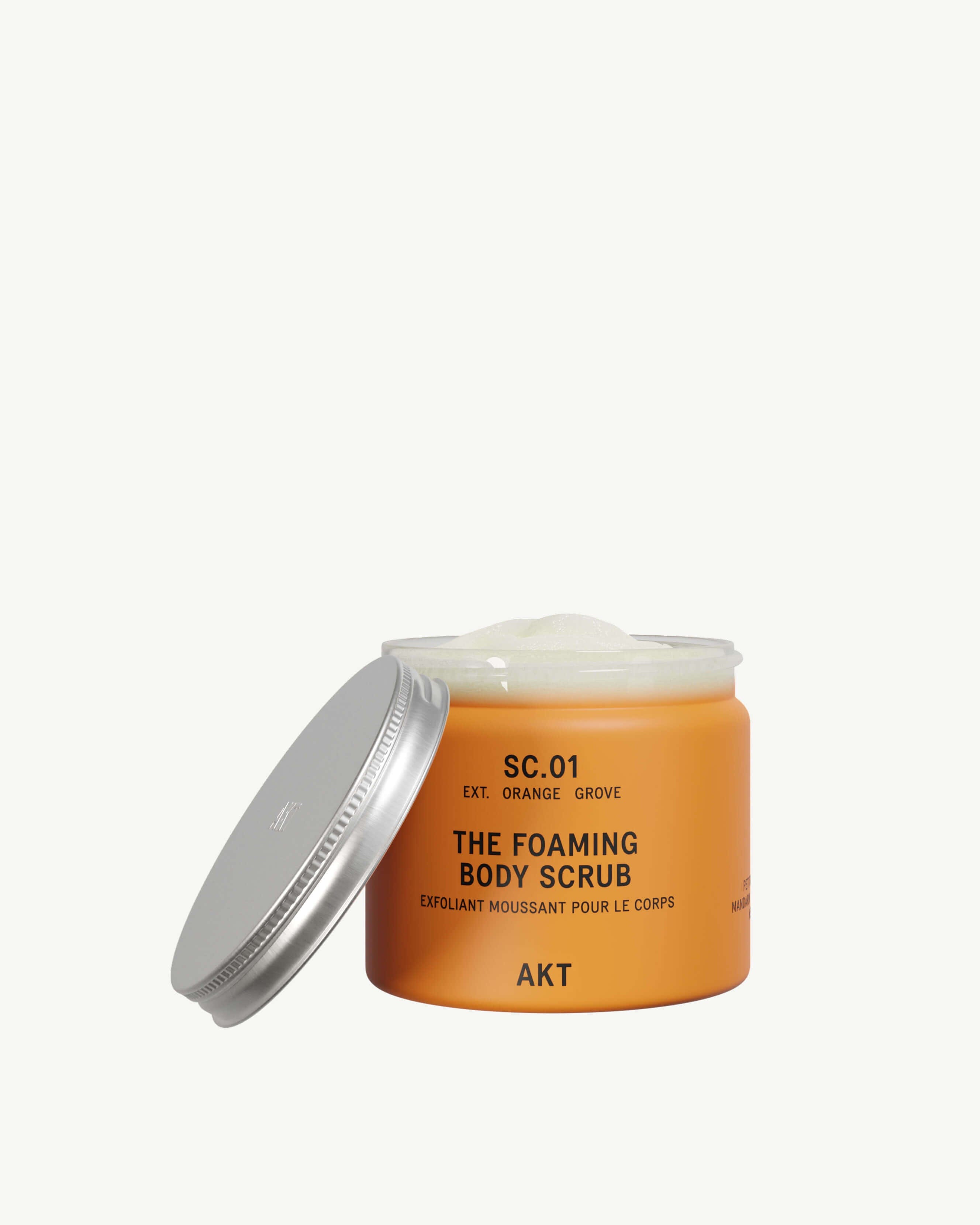 Exfoliating Foaming Body Scrub with Orange Extract - Hydrating & Revitalizing Skin Care for Smooth & Glowing Skin | Perfect for Shower Routine & Spa Day at Home