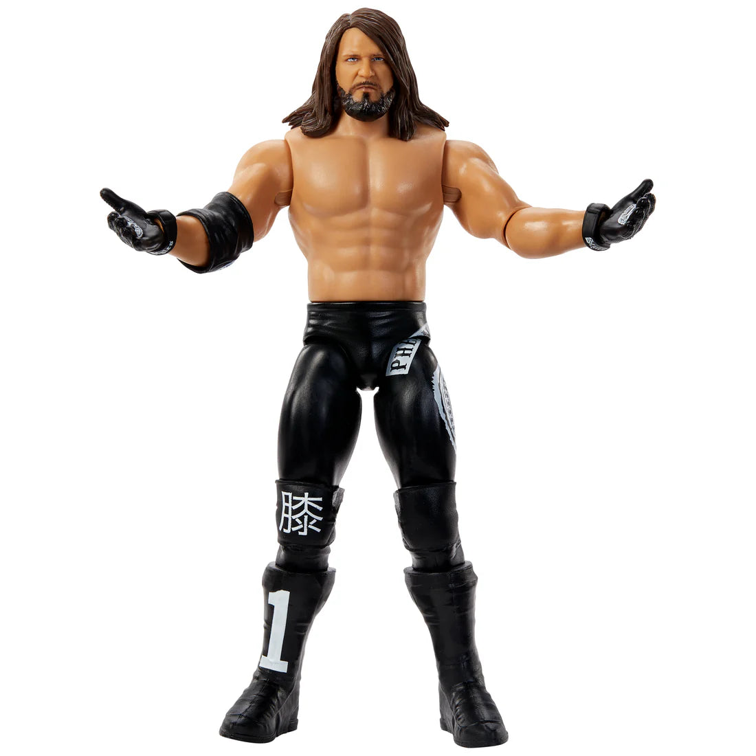 WWE AJ Styles Action Figure - Collectible Wrestling Toy for WWE Main Event 154 | Perfect for Fans, Collectors & Play Battles