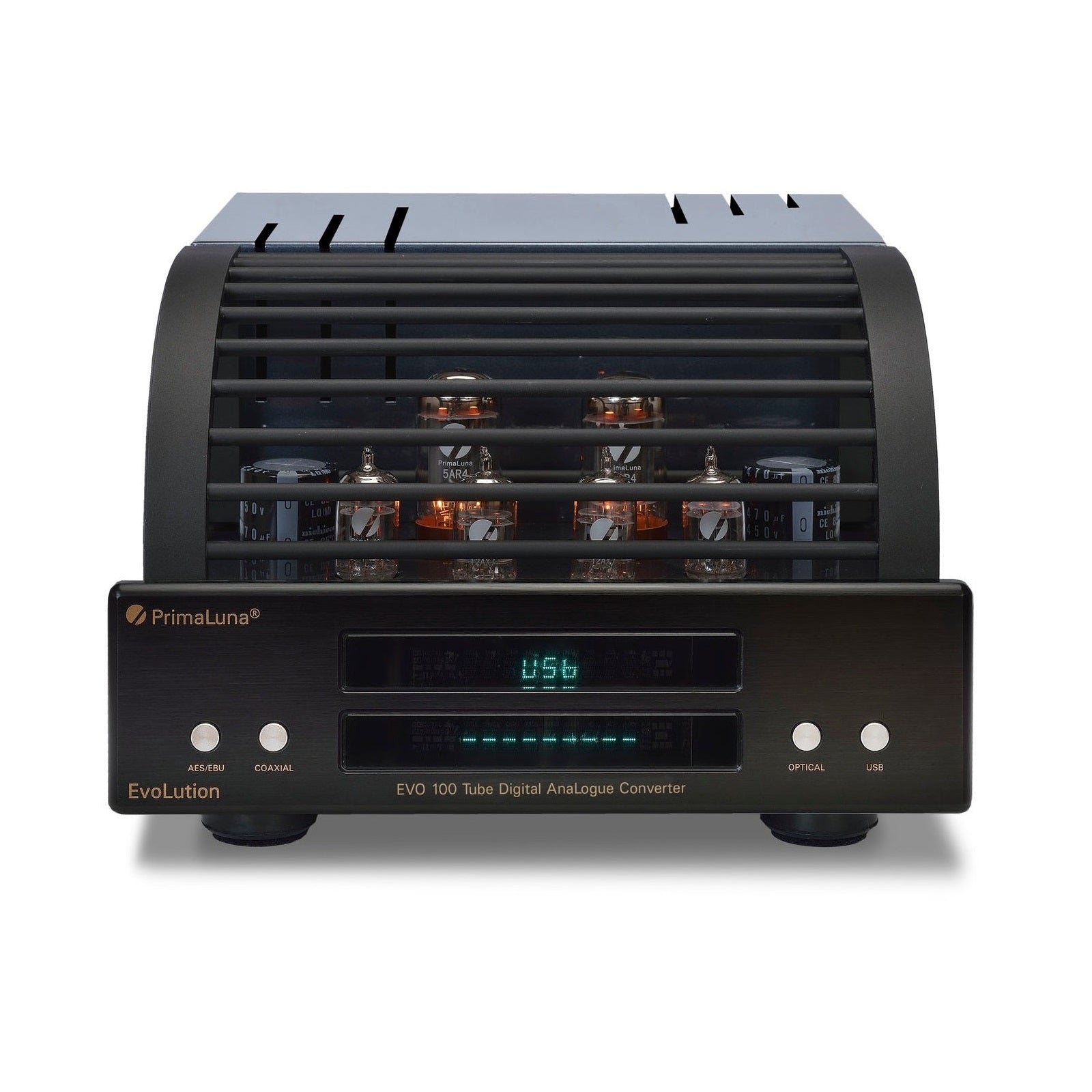 PrimaLuna EVO 100 Tube DAC - High-End Vacuum Tube Digital-to-Analog Converter for Audiophiles | Perfect for Home Audio Systems & Music Studios