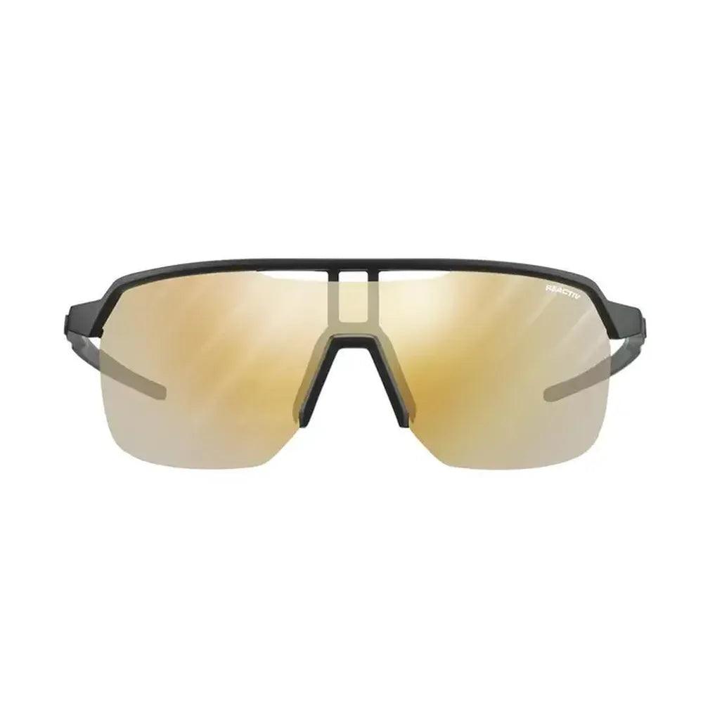 Julbo Frequency Reactiv P1 3 LAF Sunglasses - Black/Grey Polarized Ski Goggles for Men & Women - UV Protection for Snowboarding, Cycling & Outdoor Sports
