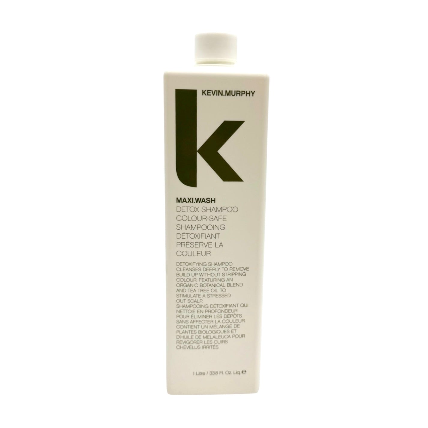 Kevin Murphy Maxi Wash Detox Shampoo 33.8 oz - Deep Cleansing & Purifying Shampoo for All Hair Types | Salon Quality Hair Detox for Color-Treated & Styling Product Buildup | Perfect for Post-Workout, Swimming & Monthly Hair Reset