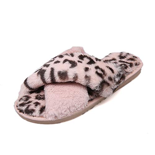 Women's Cozy Fuzzy Slippers - Soft Plush Fleece House Shoes for Indoor/Outdoor Use - Perfect for Lounging & Errands