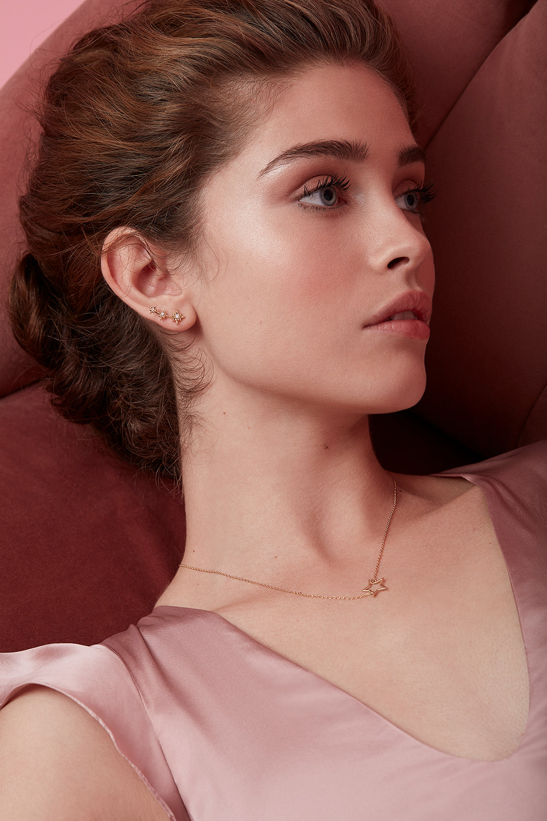 Open Star Necklace for Women - Elegant Gold/Silver Layered Pendant Jewelry - Perfect for Everyday Wear, Gifts & Special Occasions