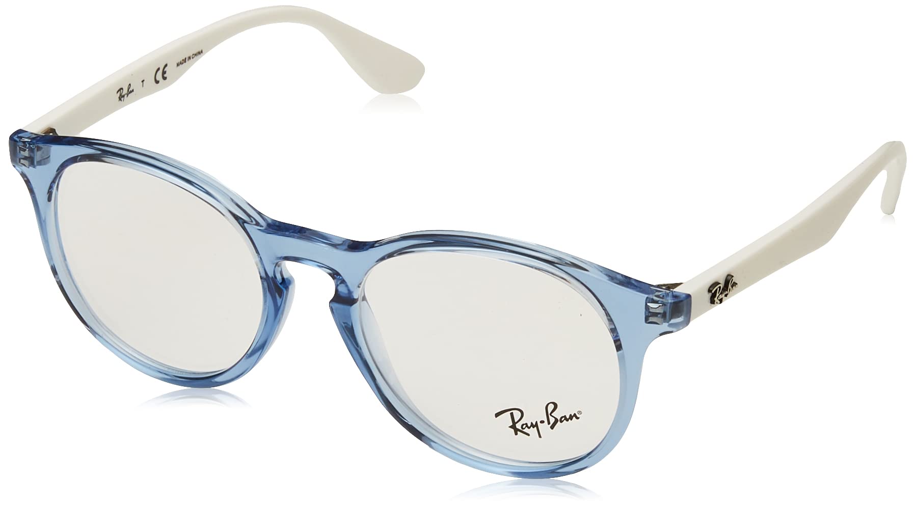 Ray-Ban Junior Kids' RY1554 Round Prescription Eyeglass Frames - Lightweight & Durable Eyewear for Boys & Girls - Perfect for School, Reading & Outdoor Activities