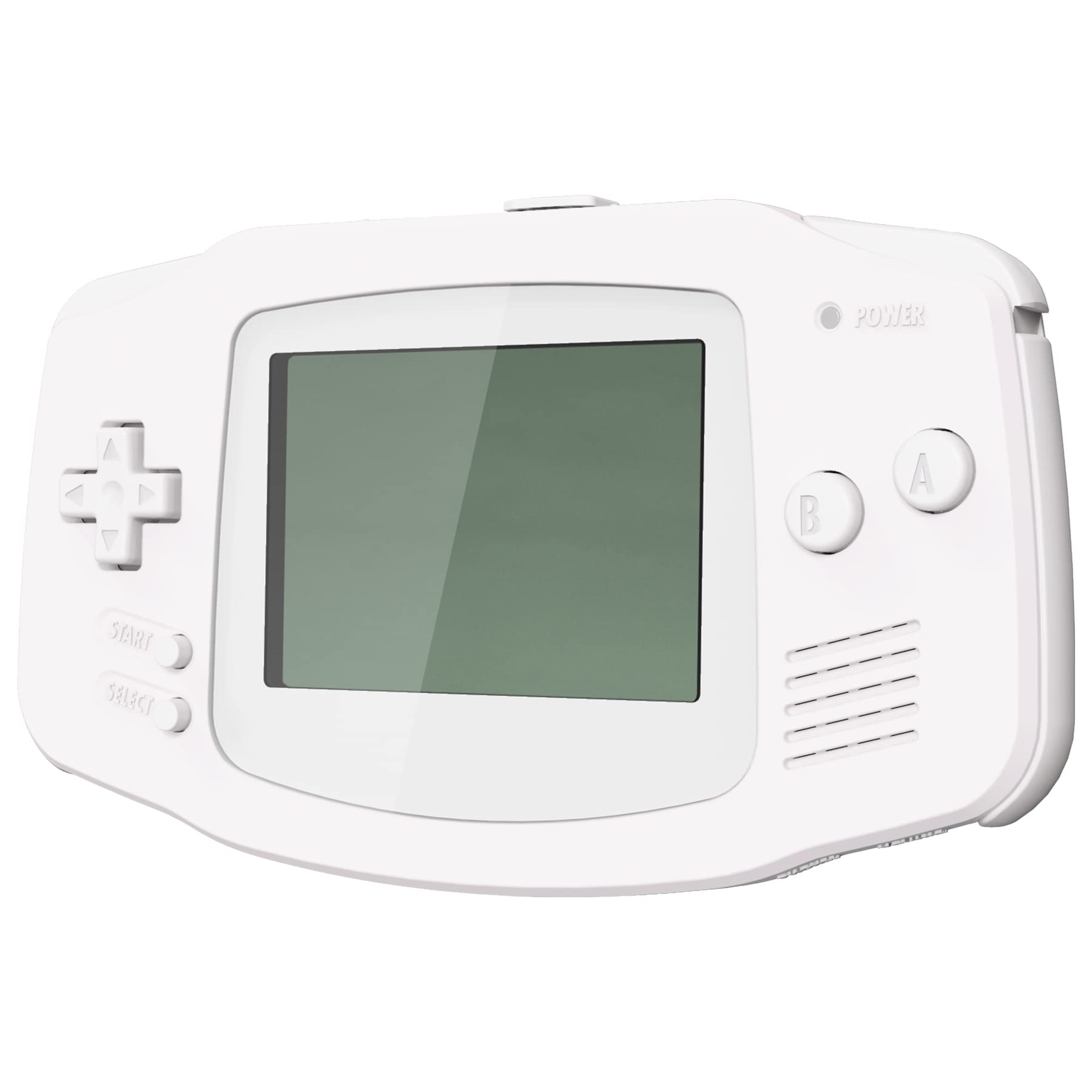 ExtremeRate Replacement Shell Case Buttons Cover for Gameboy Advance GBA Console - Compatible with IPS & Standard LCD Screens (White & White) - Perfect for Gaming Enthusiasts & Retro Console Modding