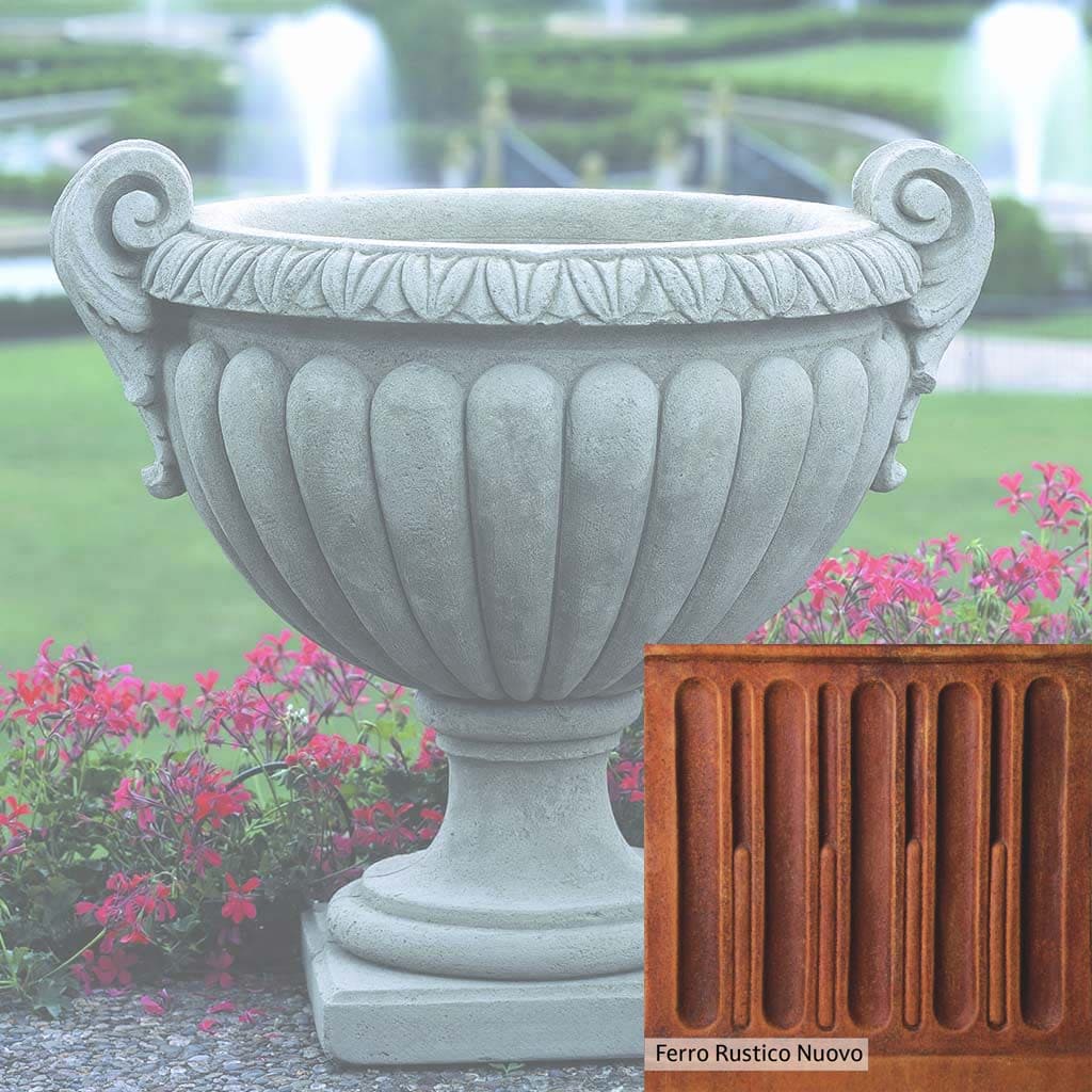 Campania International Longwood Volute Handle Urn - Elegant Garden Planter for Outdoor Decor, Patio, and Landscape Design