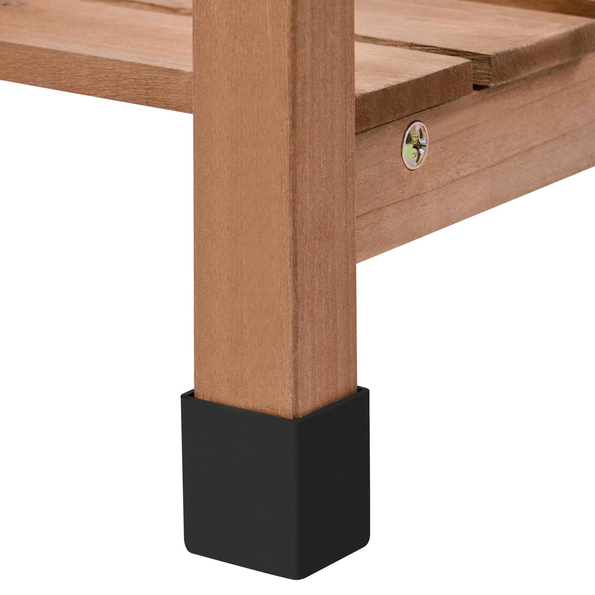 Topeakmart 45.2x17.7x47.6 Inch Outdoor Garden Potting Bench with Removable Sink, Drawer & Shelves - Sturdy Wooden Work Table for Planting, Gardening & DIY Projects - Perfect for Backyard, Patio & Greenhouse Use