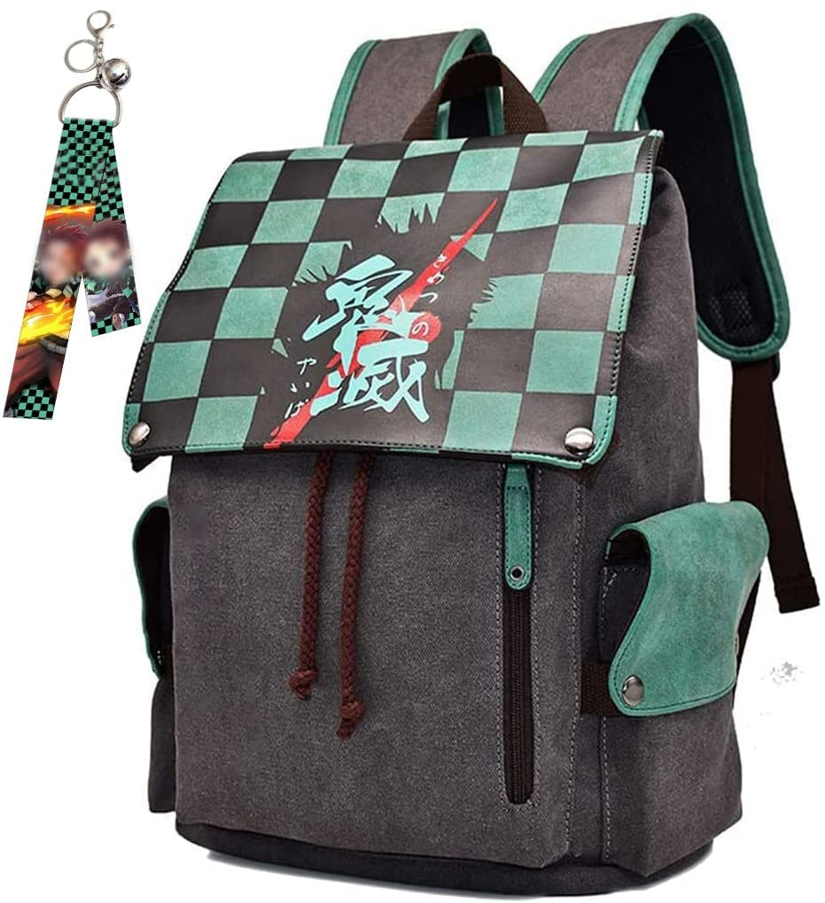 3D Printed Anime School Backpack - Large Capacity Travel Bookbag for Girls, Boys & Teens - Perfect for School, College, Travel & Cosplay