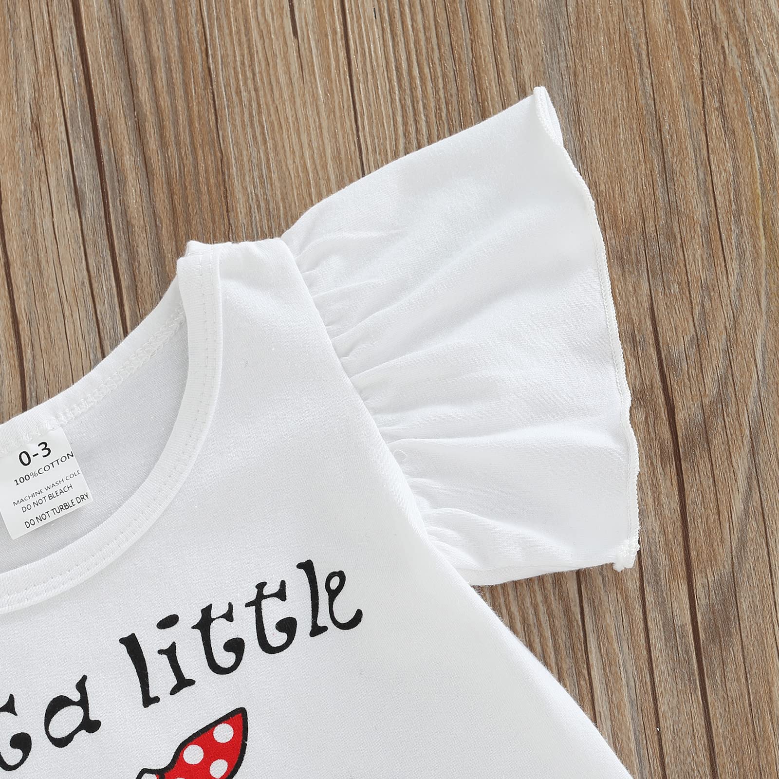 Lefyira Baby Girls Summer Outfit - Cow Print Romper with Ruffle Short Sleeves & Letter Bodysuit | Newborn Bloomers & Headbands Set | Perfect for Photography, Playdates & Summer Adventures