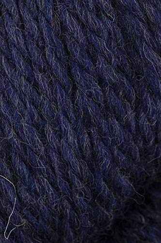 Premium Homestead Knitting Yarn - Soft Navy Heather Wool Blend (#36) for Sweaters, Scarves & DIY Crafts