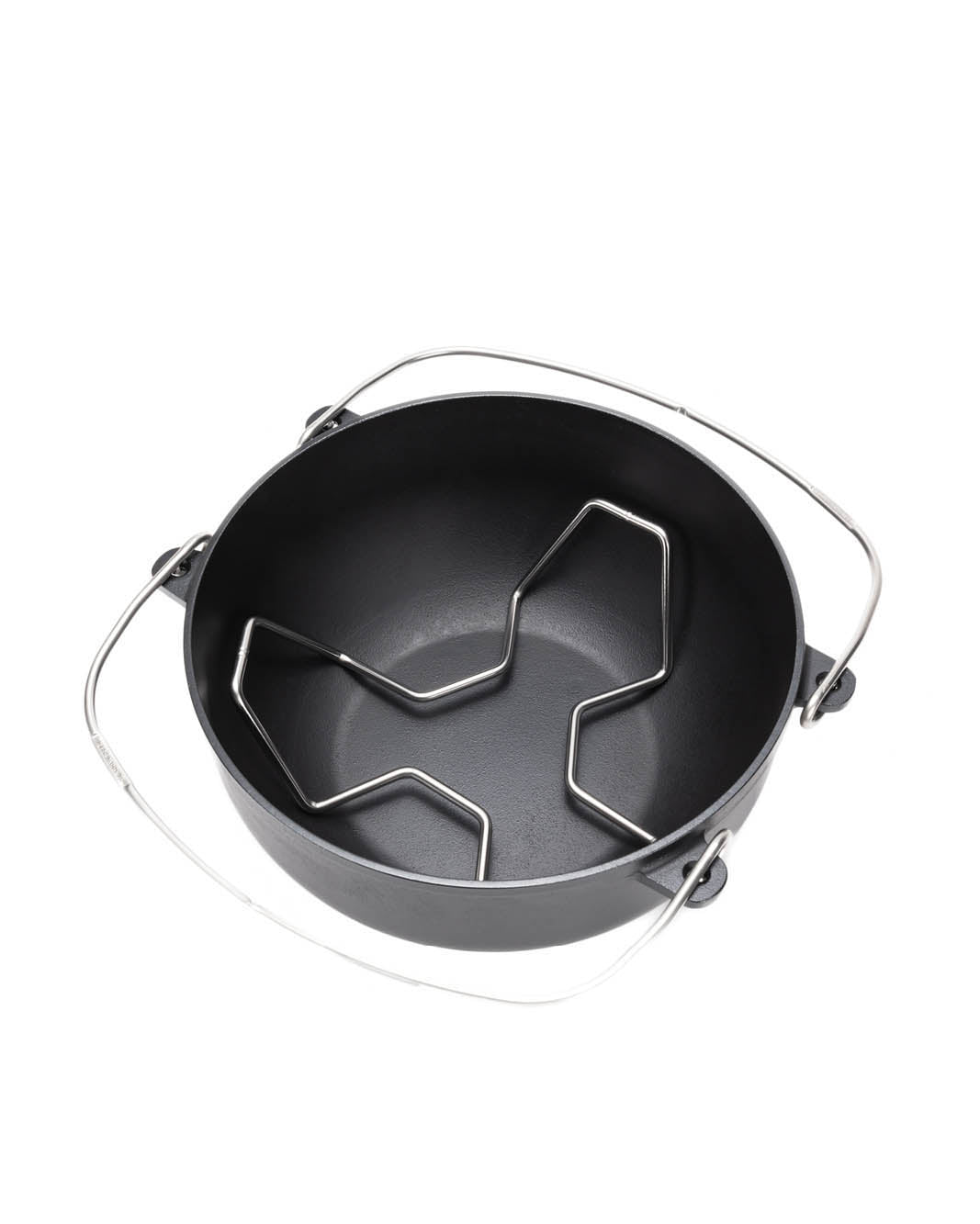 26cm Cast Iron Charcoal Grill Stand - Heavy Duty BBQ Cooking Grate for Outdoor Camping, Picnics & Backyard Grilling