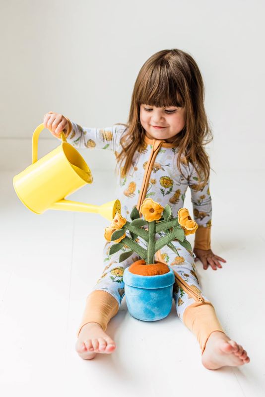 Dandelion Zip Romper for Baby Girls - Soft & Comfortable One-Piece Outfit - Perfect for Playtime, Photos & Everyday Wear