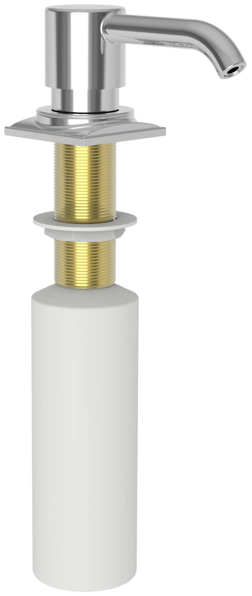 Newport Brass 3170-5721/26 Adams Soap Dispenser - 8 oz Capacity for Bathroom & Kitchen - Elegant Touch-Free Liquid Soap Dispenser for Modern Homes