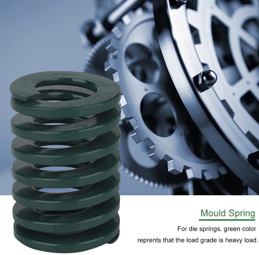 MroMax 3D Printer Die Spring - 20mm OD, 25mm Long Heavy Duty Compression Spring for Ender 3D Printers - High Load Capacity, Durable Green Mold Spring (1PC) - Perfect for 3D Printer Maintenance & Repairs
