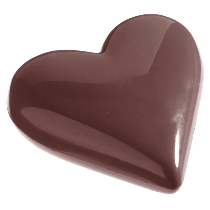 Premium Polycarbonate Heart Chocolate Mold - 65mm (2.25 Inch) 8-Cavity Baking Mold for Valentine's Day, Wedding Favors & DIY Candy Making (35g)