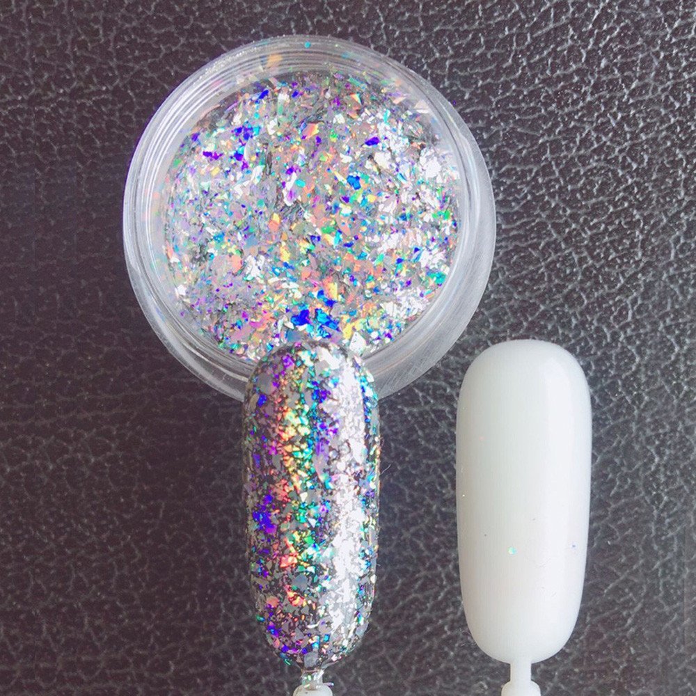 Magic Sequins Powders - Mirror Glitter Nail Art Kit for DIY Manicure & Nail Design | Perfect for Parties, Weddings, and Special Occasions