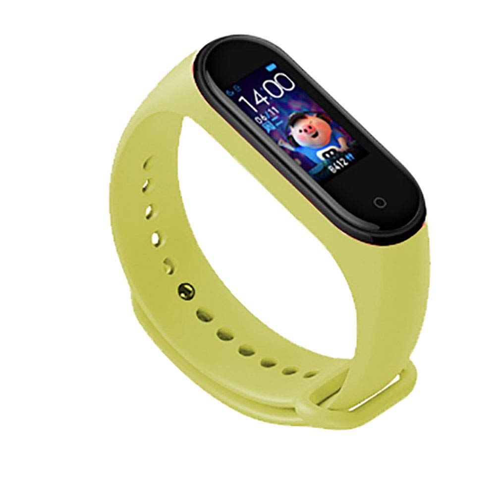 Yuuol Replacement Bands for Xiaomi Mi Band 3 & 4 - Durable Silicone Wristbands for Women & Men - Perfect for Fitness Tracking, Workouts & Everyday Wear