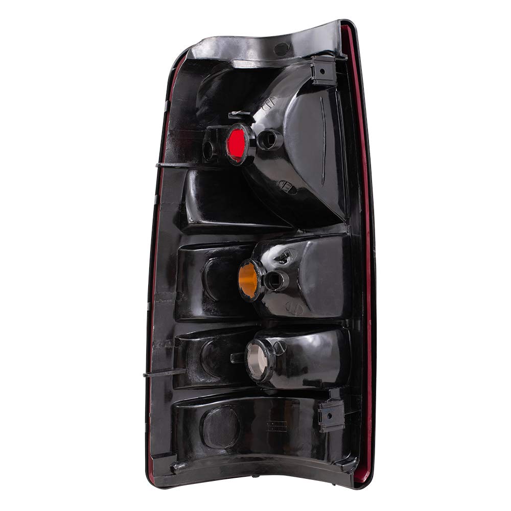 Brock Replacement Tail Lights Set for 2001-2003 Chevy Silverado & GMC Sierra 3500 Fleetside Pickup Truck - Driver & Passenger Side (Part #19169019, 19169020) - Durable Aftermarket Upgrade for Improved Visibility & Style