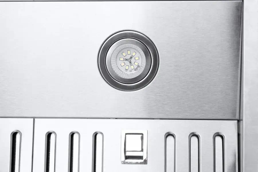 Hauslane Chef 30 Inch Ducted Stainless Steel Under Cabinet Range Hood - UC PS10SS 30 - Powerful Kitchen Ventilation for Smoke & Odor Removal - Perfect for Home Cooking & Professional Kitchens