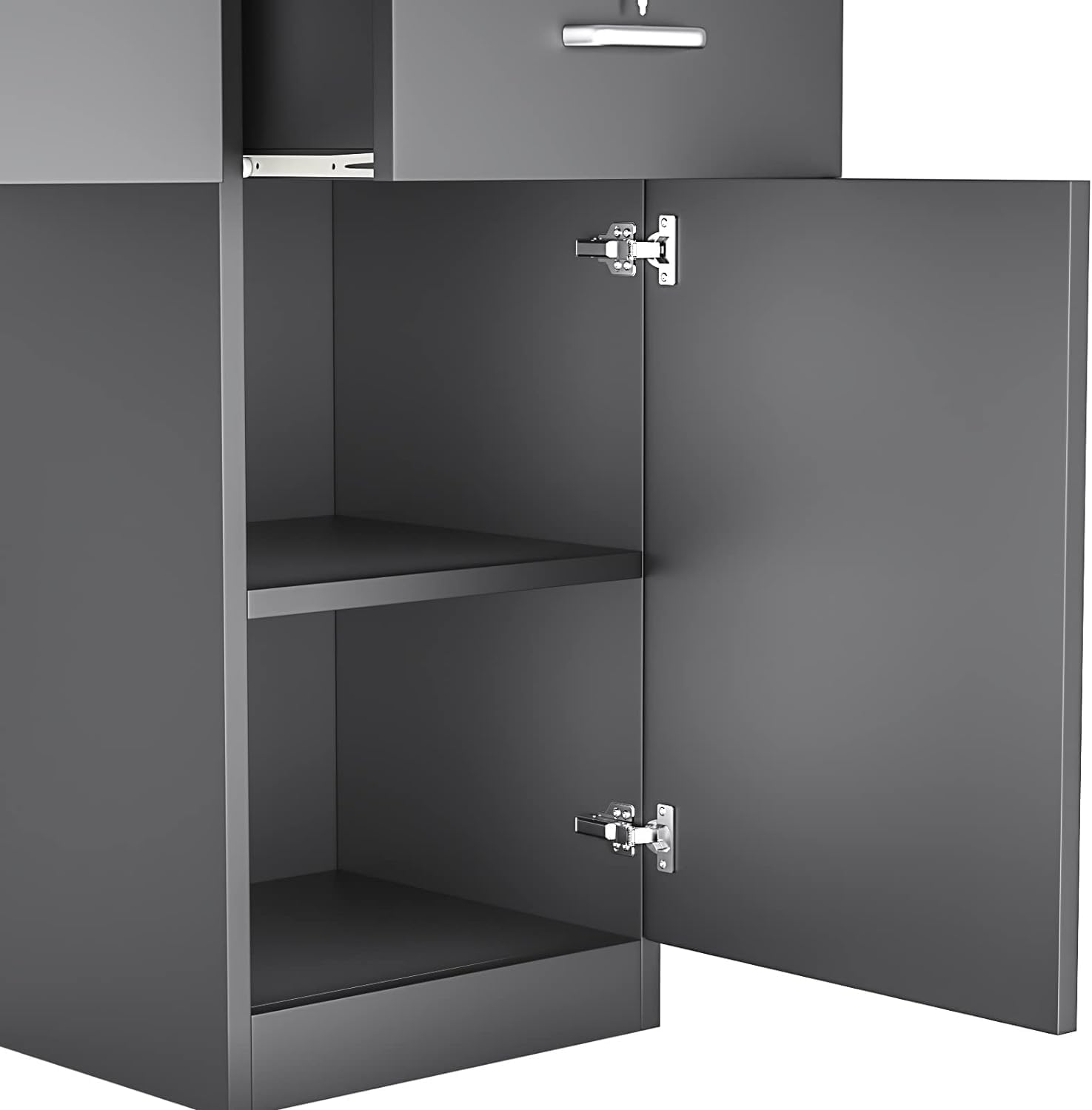 Wall Mount Barber Salon Station with Appliance Holders - Professional Hair Stylist Equipment Set for Salon & Spa Storage - Perfect for Hairdressing, Styling Tools Organization & Salon Decor