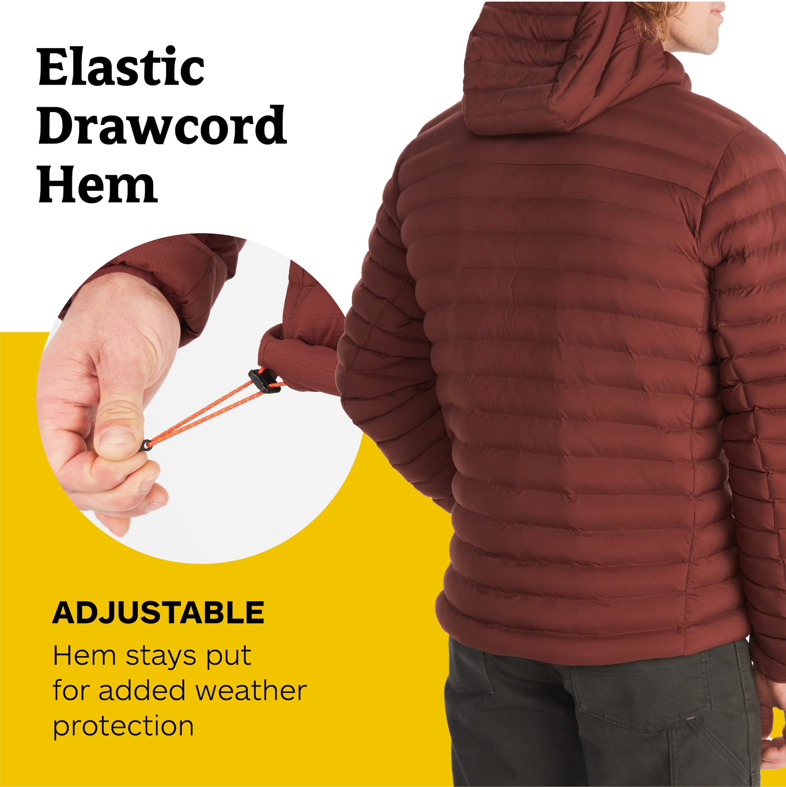 MARMOT Men's Echo Featherless Hoody - Lightweight Down-Alternative Puffer Jacket with Hood for Hiking, Camping & Outdoor Activities | Water-Resistant Winter Coat