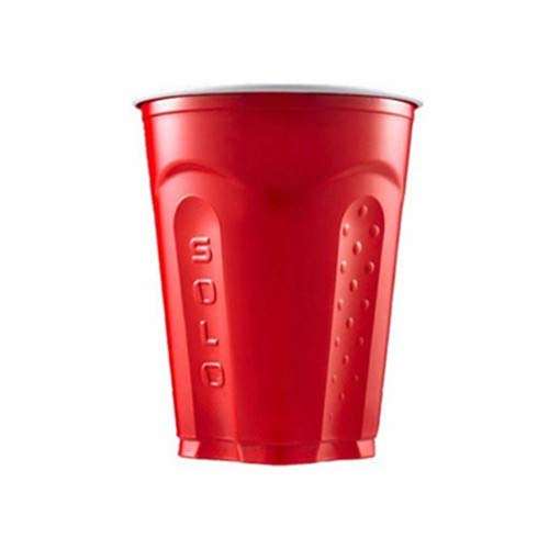 Solo Plastic Cups - 50 Pack Clear Disposable Party Cups for Beer, Soda & Cocktails | BPA-Free, Durable & Reusable | Perfect for BBQs, Picnics, Weddings & Tailgating