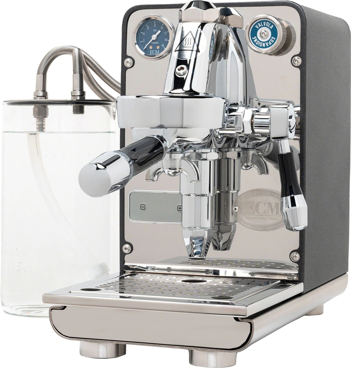 ECM Puristika Espresso Machine - Professional Black Coffee Maker for Home Baristas | Open Box | Perfect for Small Kitchens & Coffee Shops