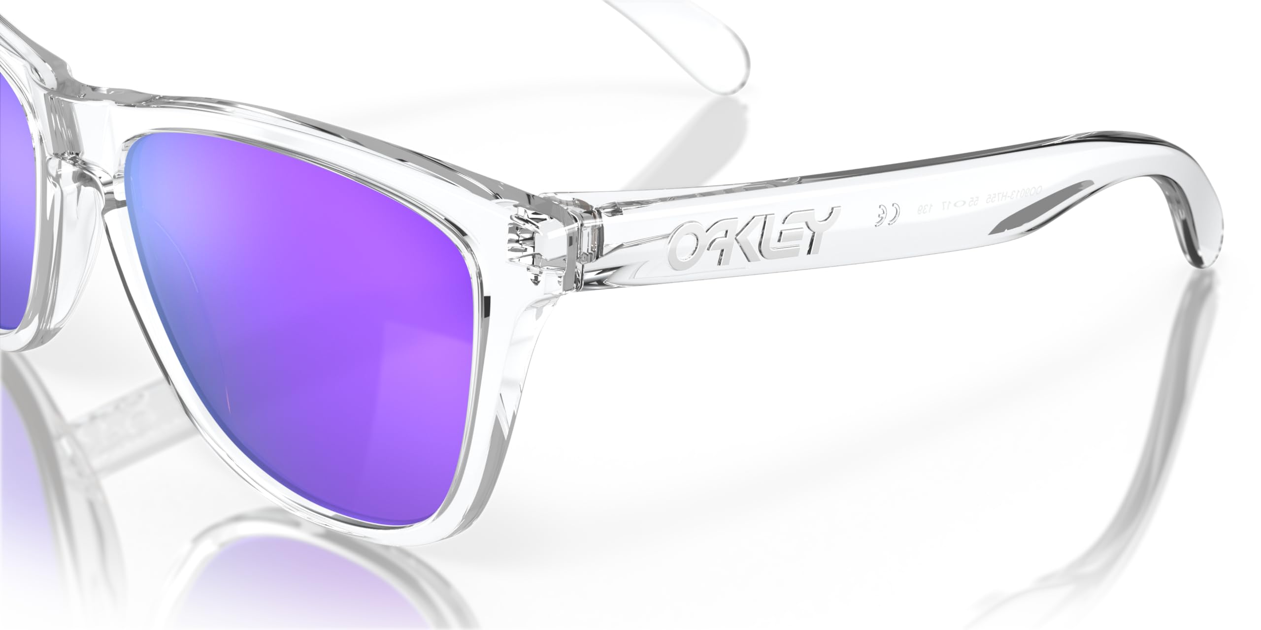 Oakley OO9013 Frogskins Square Sunglasses - Polarized UV Protection, Lightweight & Durable Frame for Men & Women - Perfect for Running, Driving & Outdoor Activities