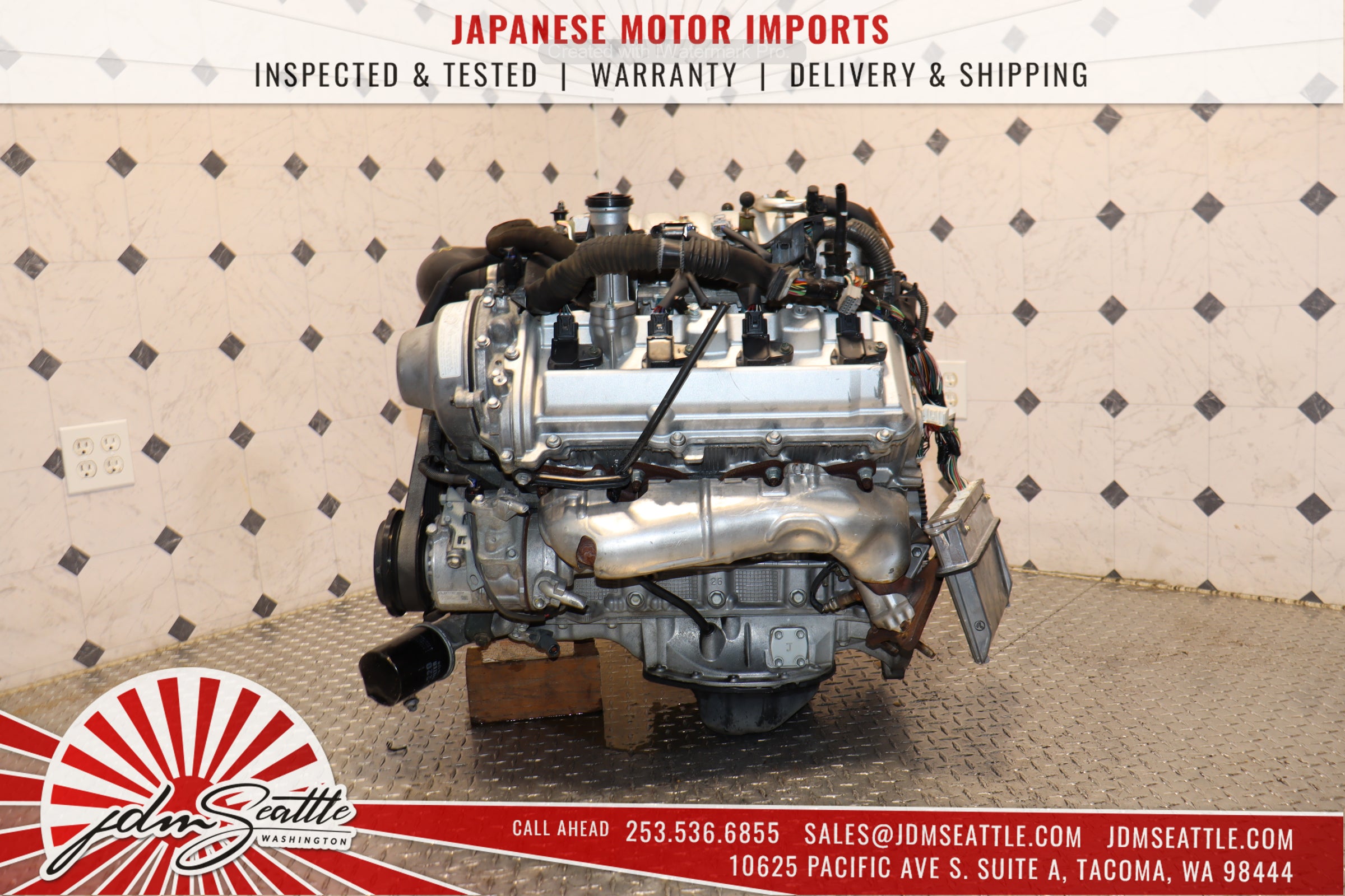 JDM 3UZ FE VVTi 4.3L V8 Engine for 2001-2005 Lexus LS430 GS430 SC430 RWD - High Performance Replacement Engine for Smooth Driving & Racing