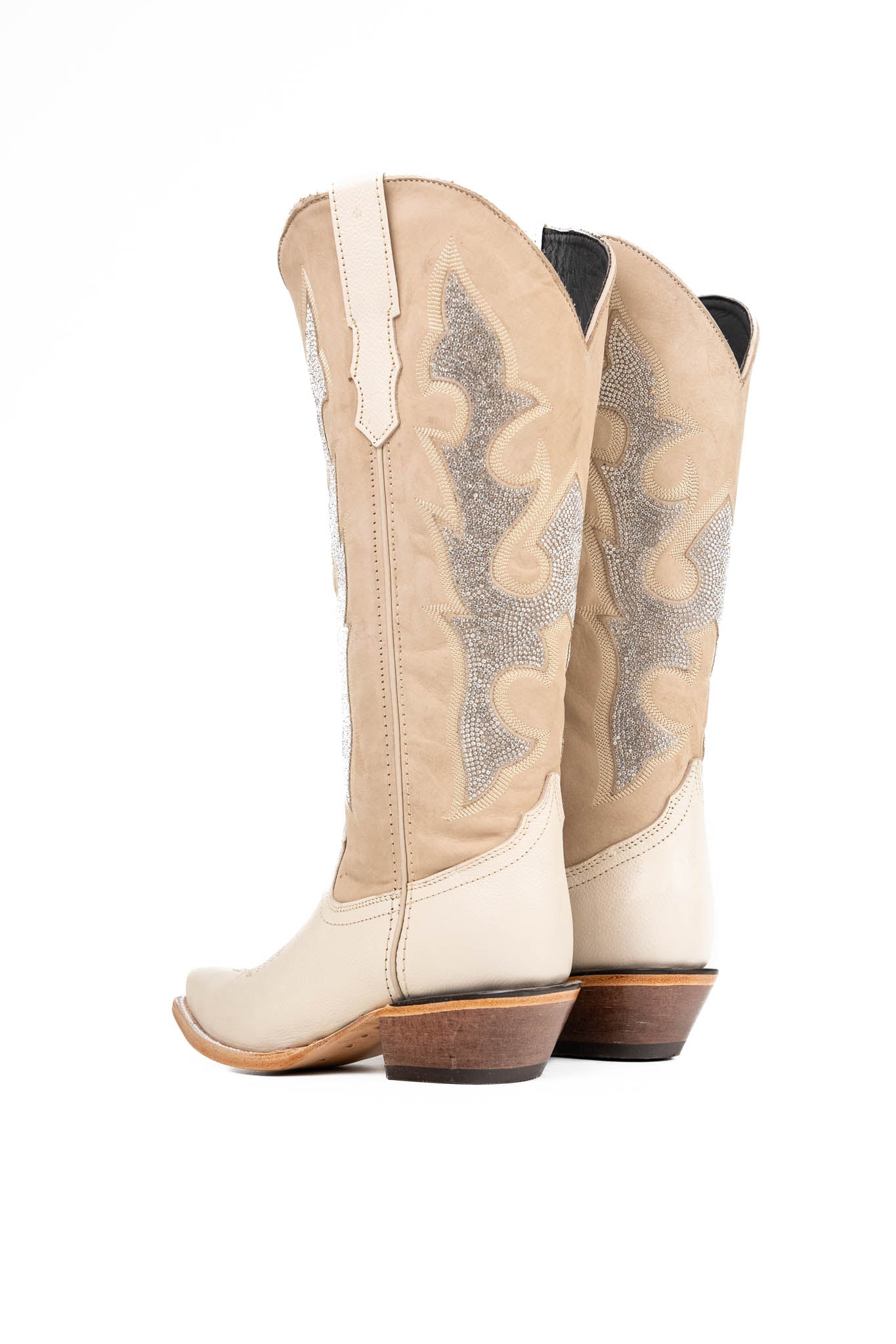 Makayla Midi Wide Calf Snip Toe Cowgirl Boots for Women - Comfortable Western Riding Boots for Country Dancing, Rodeo & Casual Wear