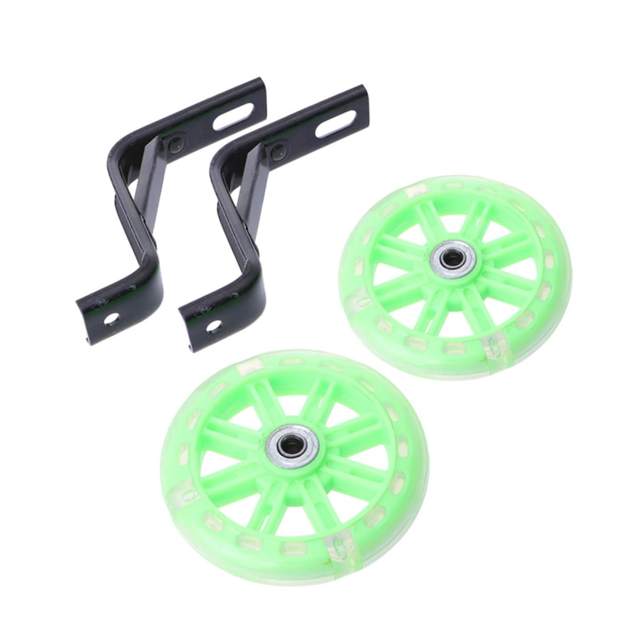 2 Pcs Kids Bike Training Wheels - Silent Balance Auxiliary Wheels for Safe Cycling