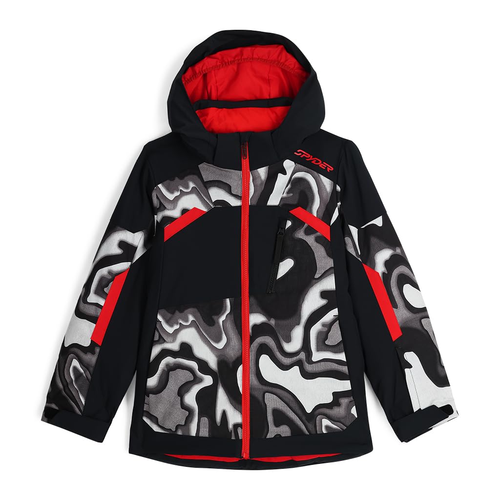 Spyder Boys Leader Insulated Ski Jacket - Waterproof Winter Jacket for Kids - Warm Snow Jacket for Skiing, Snowboarding & Outdoor Activities