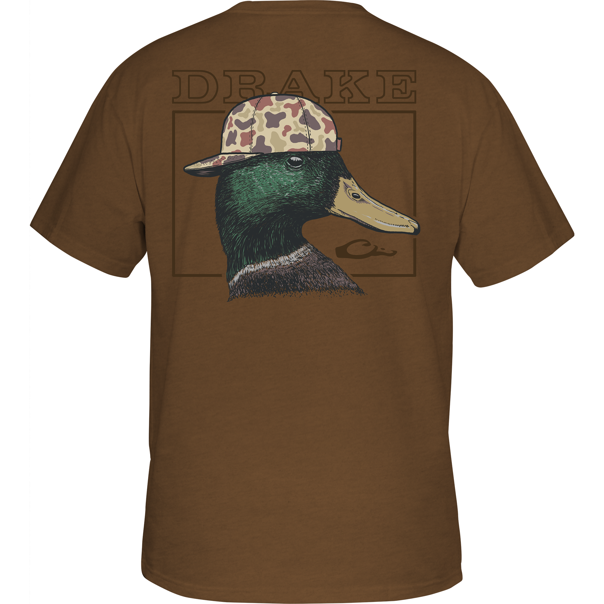 Stylish Mallard Duck Print Back Cap T-Shirt - Comfortable Cotton Tee for Men & Women - Perfect for Casual Wear, Outdoor Activities, and Gifts
